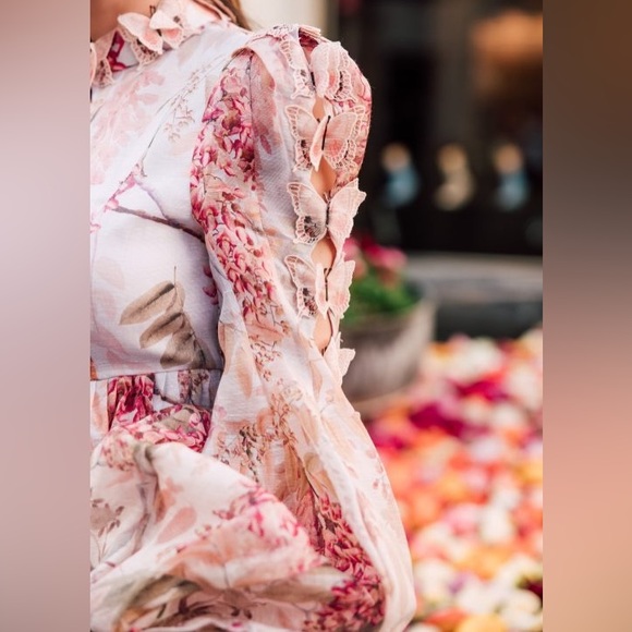 ZIMMERMANN Botanica Butterfly Maxi Dress. - Picture 4 of 14